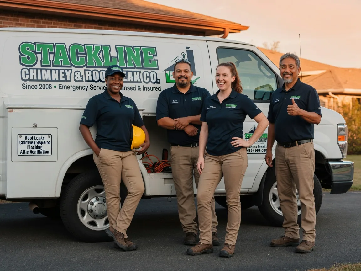 Chimney flashing repair company in Enon, OH